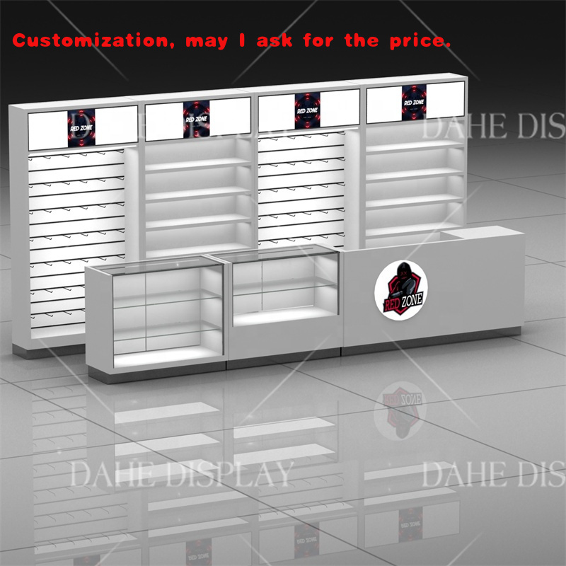 Phone Accessories Cabinet - Personnalisé. Accessoires de téléphone portable magasin