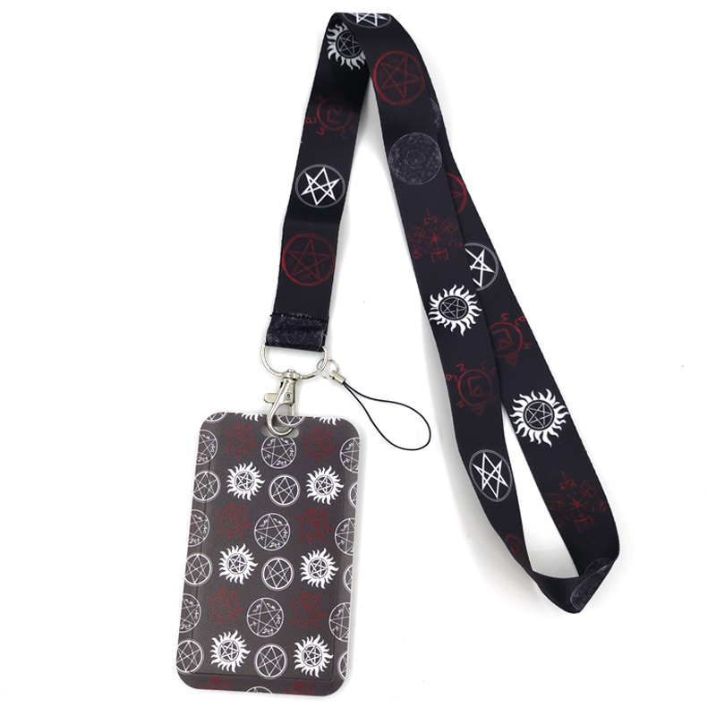 Neck Hanging Phone Holder - SPN – porte-cartes porte-cartes à lanière