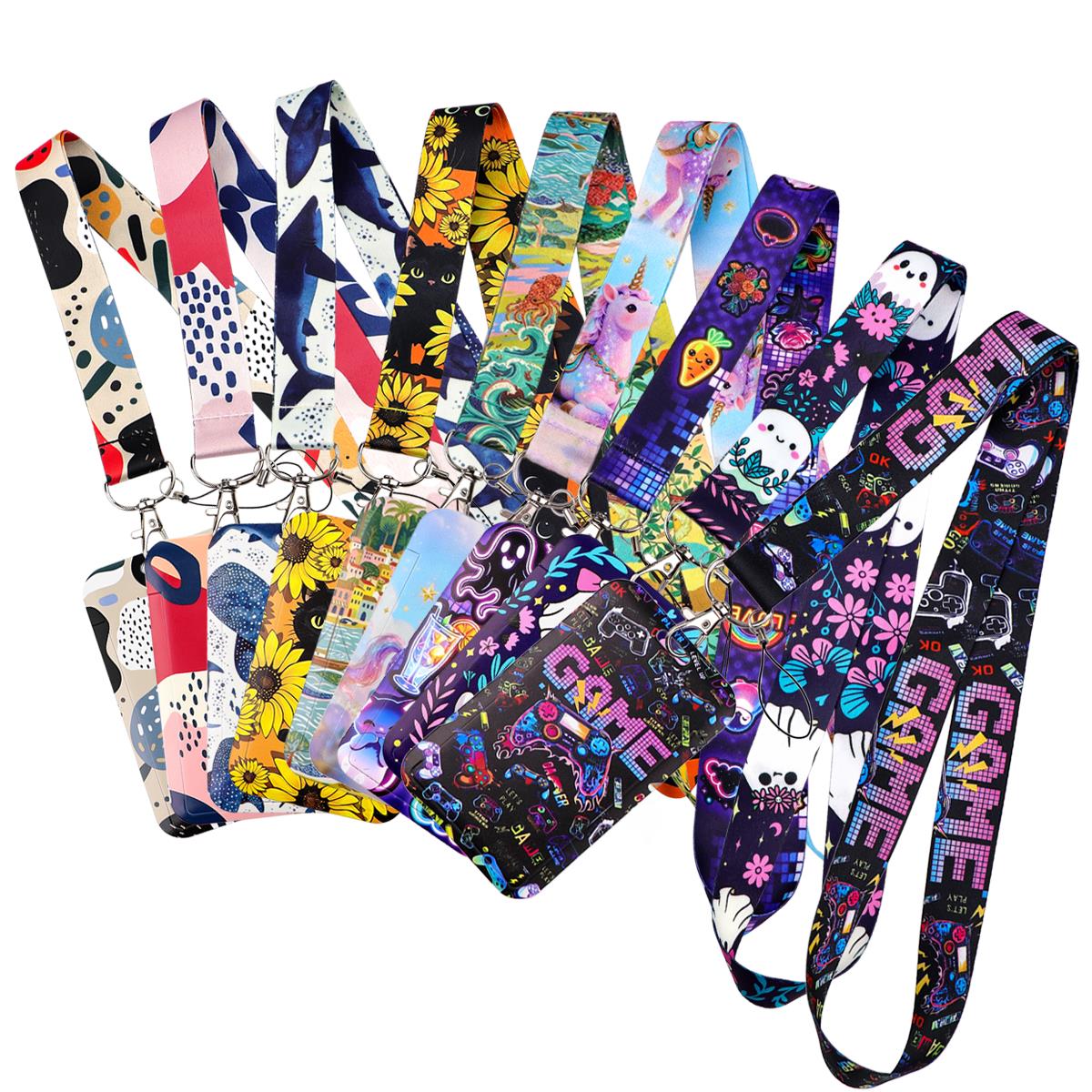 Neck Hanging Phone Holder - Lanière de cou, porte-clés, porte-carte d'identité,