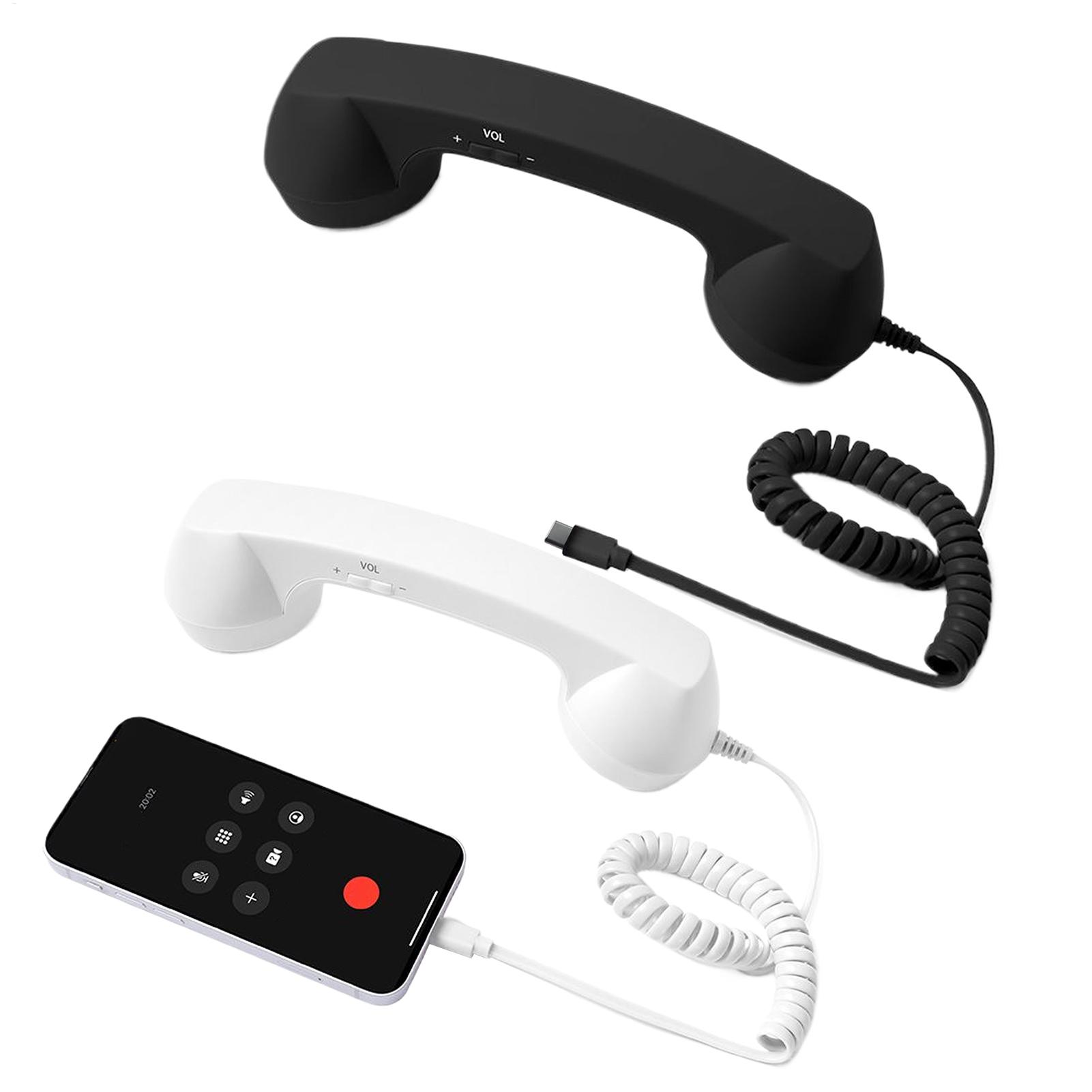Retro Handset Phone - Combiné de téléphone rétro type-c, rétro