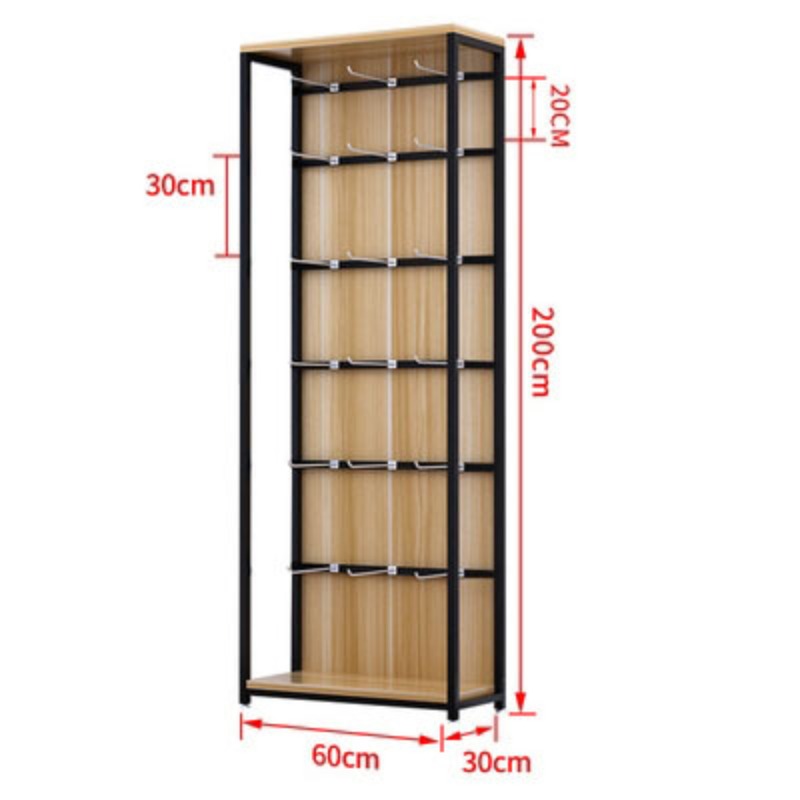Phone Accessories Cabinet - Étagères de supermarché, présentoirs pour pantoufles,