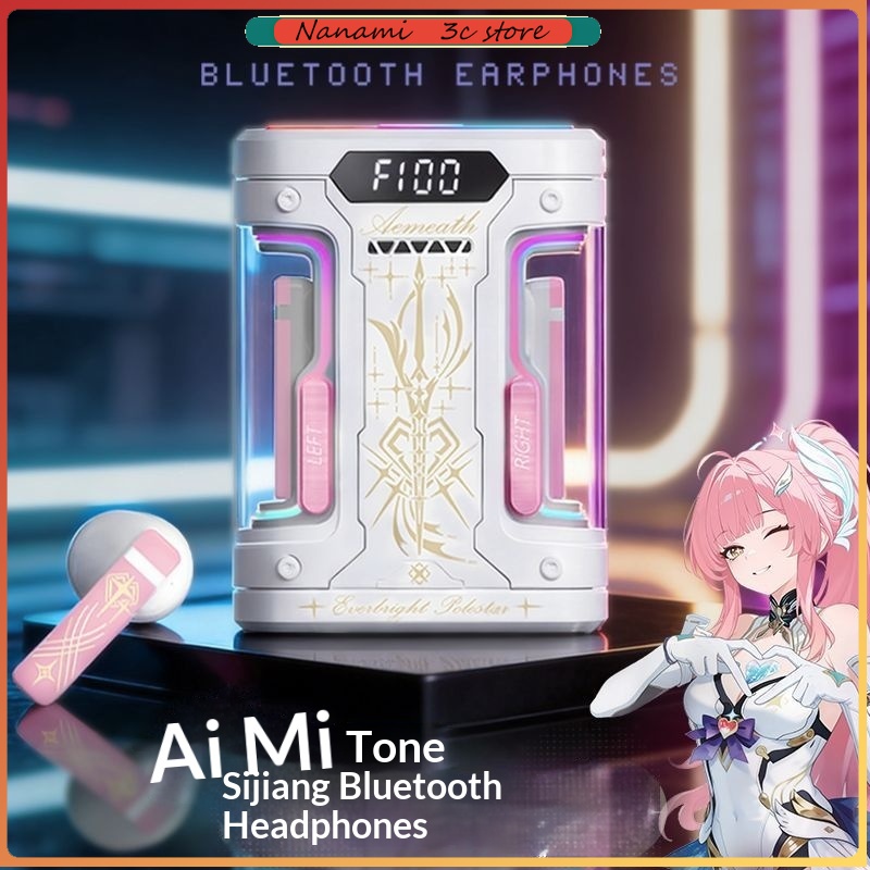 Bluetooth Earphone Tws - Écouteurs Bluetooth Anime Elysia TWS, semi