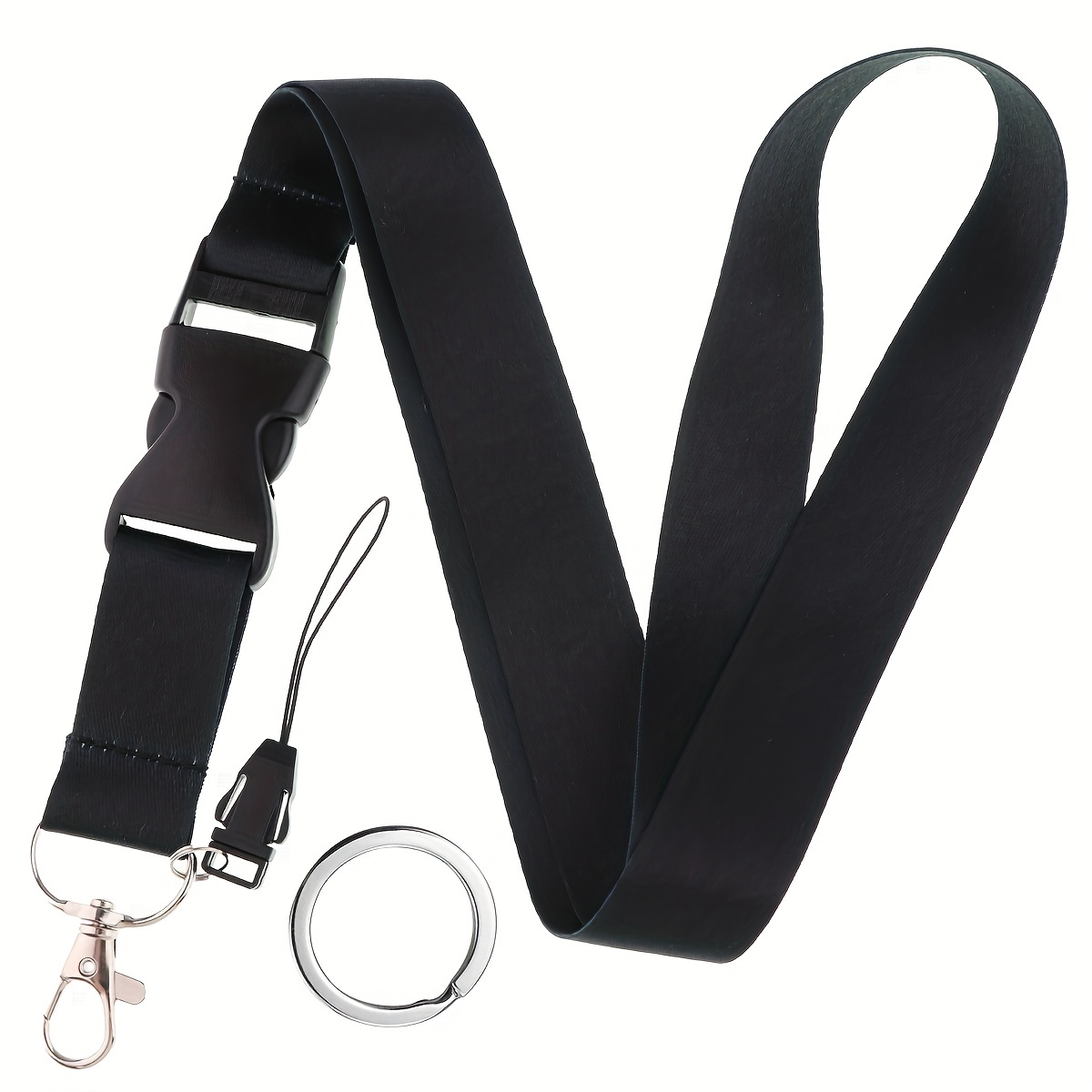 Neck Hanging Phone Holder - Lanière de téléphone portable mode noir