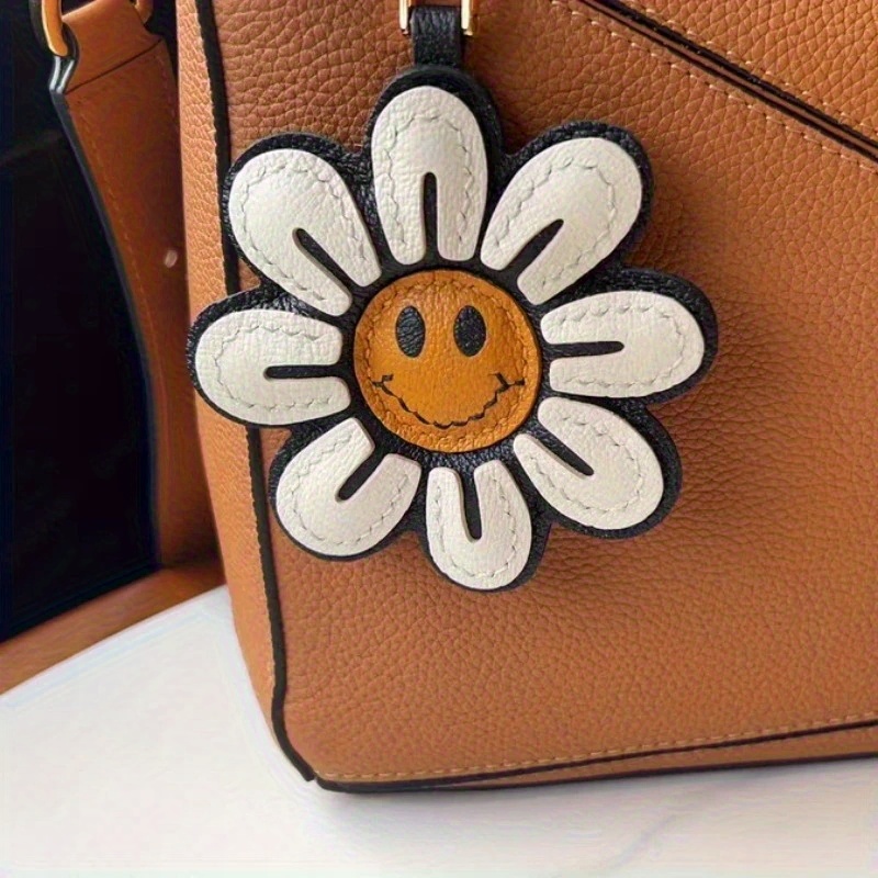Porte-clés fleur visage joyeux - Phone Accessories Ideas avis et prix