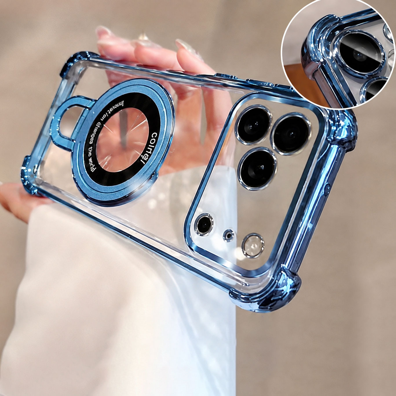 Étui de téléphone de luxe tran - Phone Accessories Holder avis et prix