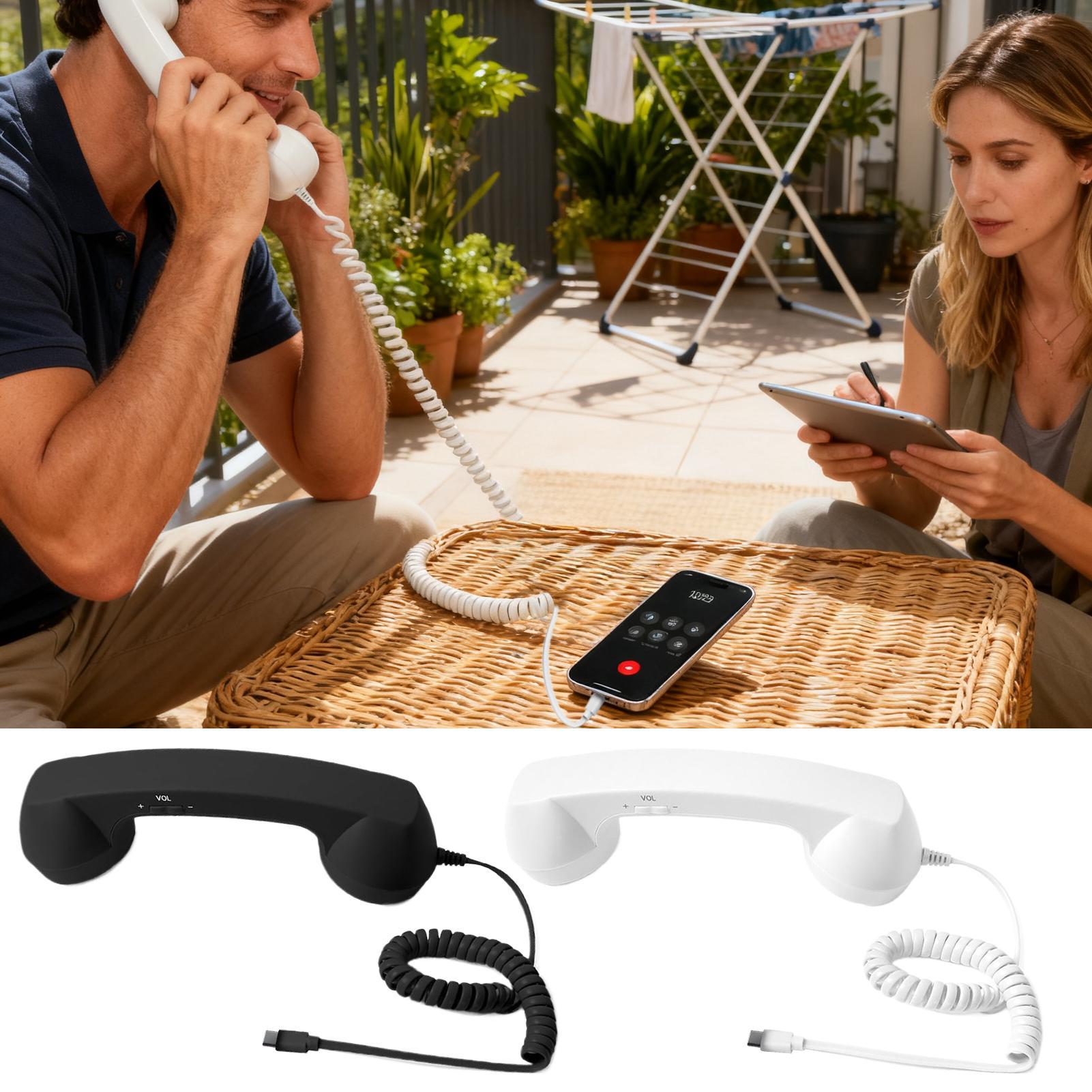 Combiné de téléphone rétro typ - Retro Handset Phone avis et prix