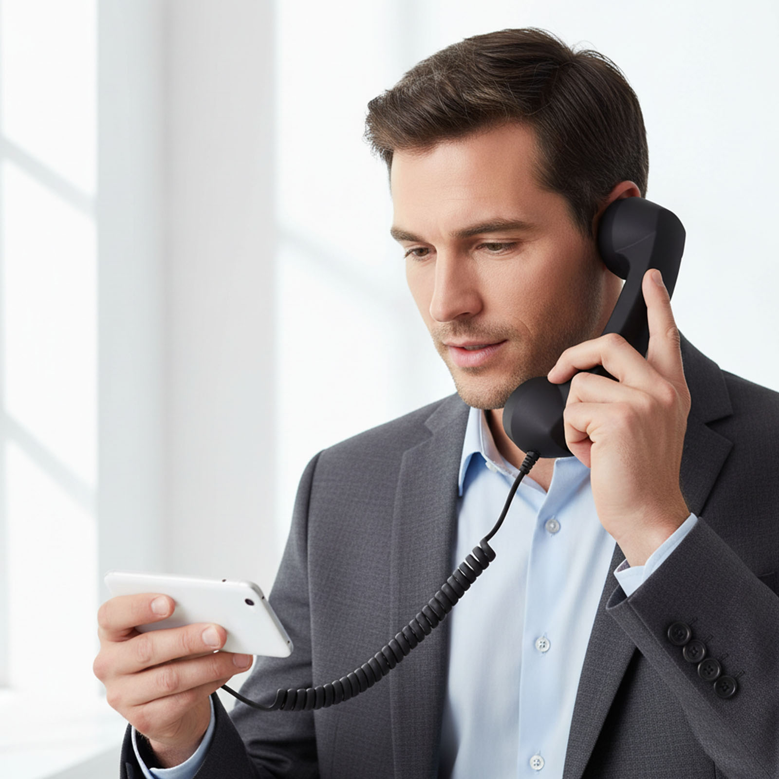 Combiné téléphonique rétro erg - Retro Handset Phone avis et prix