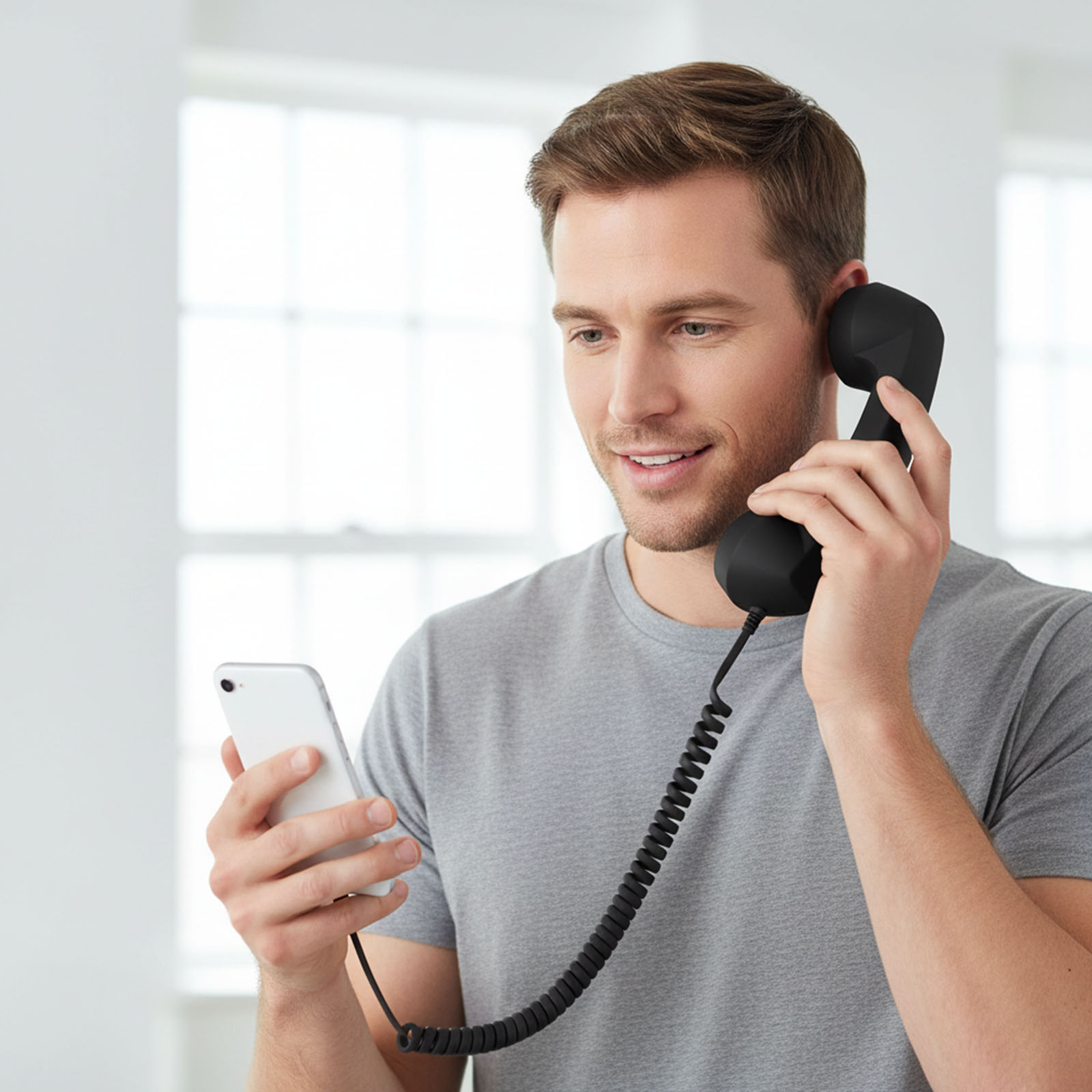 Combiné téléphonique rétro erg - Retro Handset Phone avis et prix