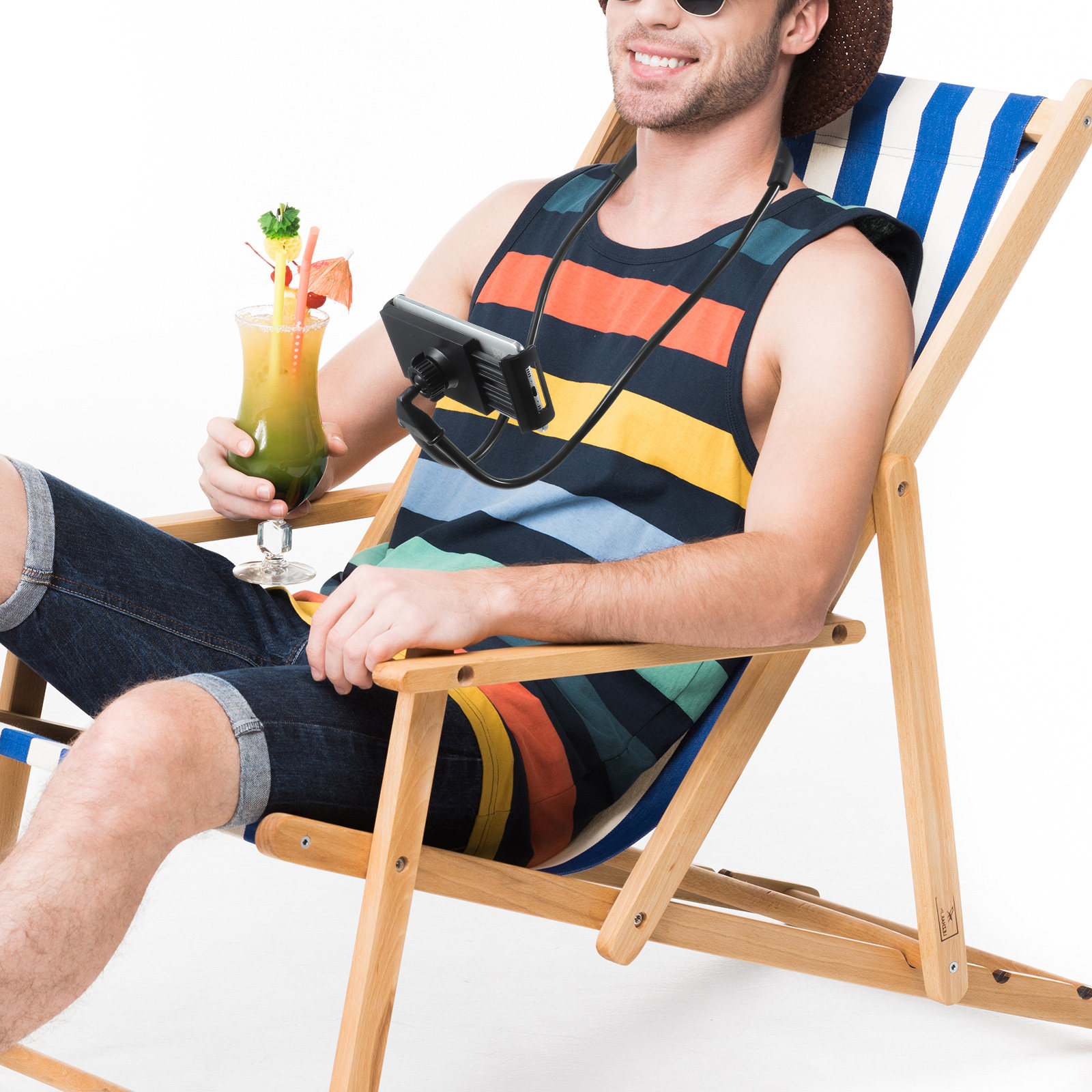 Support de téléphone portable  - Neck Hanging Phone Holder avis et prix
