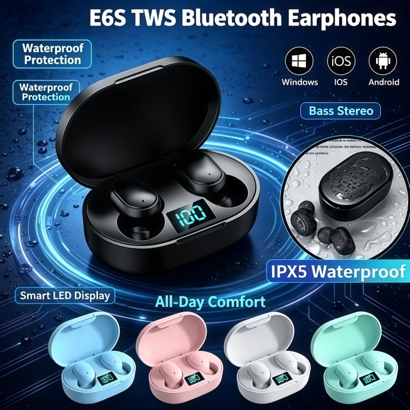 Écouteurs Bluetooth TWS E6S 20 - Bluetooth Earphone Tws avis et prix