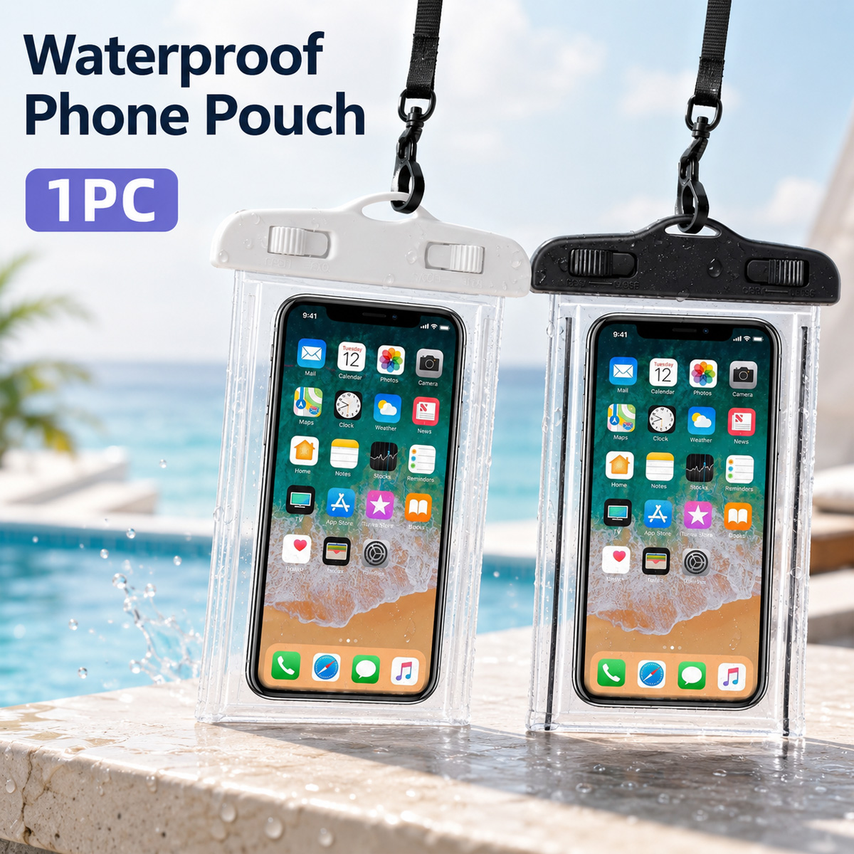 Pochette étanche flottante pou - Neck Hanging Phone Holder avis et prix