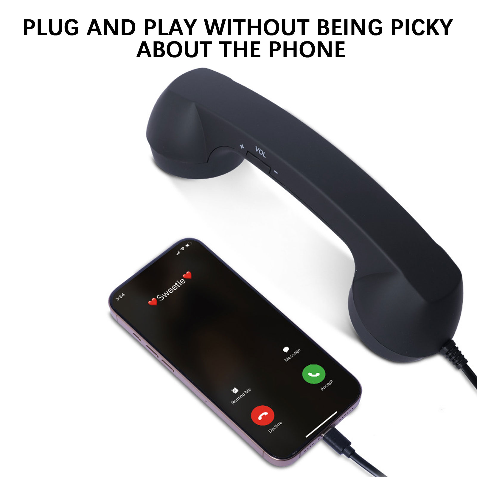 Nouveaux combinés téléphonique - Retro Handset Phone avis et prix